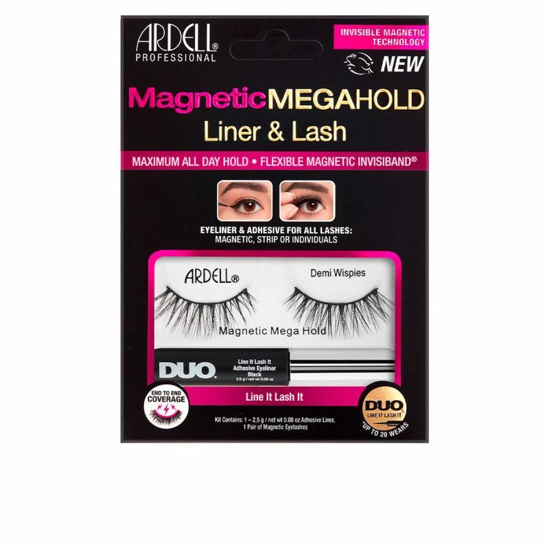 Set de pestañas postizas Ardell Magnetic Megahold Liner Lash (2 Unidades)