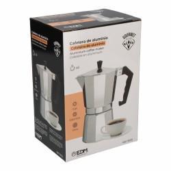 Cafetera Italiana EDM   Aluminio 6 Tazas