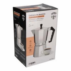 Cafetera Italiana EDM Aluminio 12 Tazas