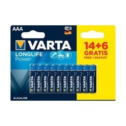 Pilas Varta Longlife Power (20 Piezas)