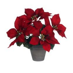 Planta Decorativa Mica Decorations Rojo PVC