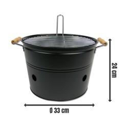 Barbacoa Portátil Ø 32 cm