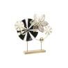 Figura Decorativa DKD Home Decor Negro Dorado Metal Moderno (62 x 9 x 61,6 cm)