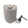 Dispensador de Jabón DKD Home Decor Gris Cemento Polipropileno