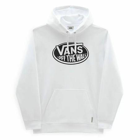 Sudadera con Capucha Hombre Vans Classic Off The Wall Blanco