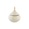 Tibor DKD Home Decor Blanco Dorado Porcelana Oriental Cromado 18 x 18 x 22 cm