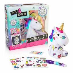 Unicornio Luminoso DIY Unicorn Canal Toys OFG 106 Blanco Aluminio Plástico