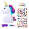 Unicornio Luminoso DIY Unicorn Canal Toys OFG 106 Blanco Aluminio Plástico