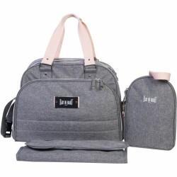 Bolso Cambiador de Pañales Baby on Board URBAN Sweet Gris Rosa