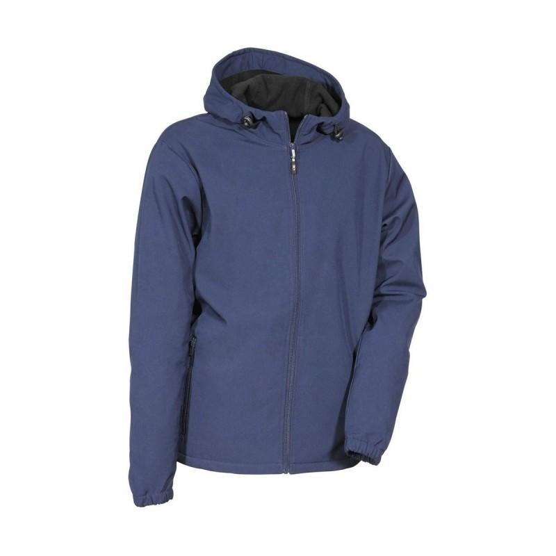 Chaqueta Cortavientos Cofra Softshell Azul marino