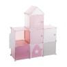 Estantería Atmosphera Pink Castle Infantil Modular Polipropileno (95,5 x 32 x 109 cm)