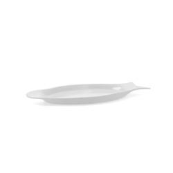 Fuente de Cocina Quid Gastro Cerámica Blanco (32.5 x 15,5 x 2,5 cm) (Pack 6x)