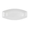 Fuente de Cocina Quid Gastro Cerámica Blanco (40 x 17,5 x 3,5 cm) (Pack 4x)