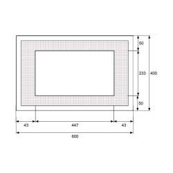 Soporte para microondas Micel 94505