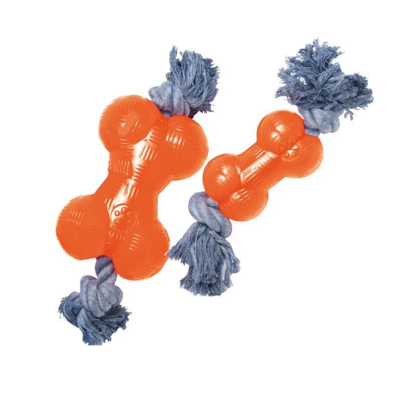 Juguete para perros Gloria Hueso Naranja S (9 cm)