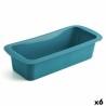 Molde Desmontable Quid Silik One Azul Plástico (27,5 x 12 cm) (Pack 6x)