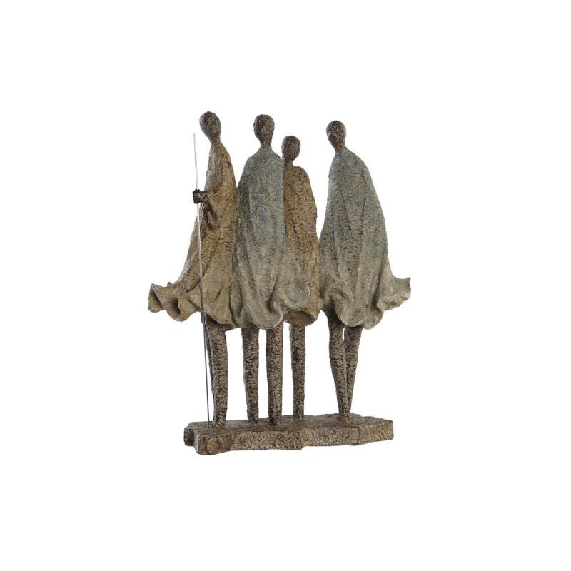 Figura Decorativa DKD Home Decor Africana Resina Multicolor (33,5 x 14,5 x 41 cm)