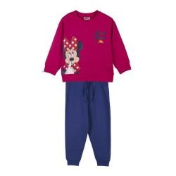 Chándal Infantil Minnie Mouse Fucsia