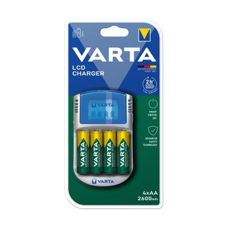 Cargador + Pilas Recargables Varta -POWERLCD (1 unidad)