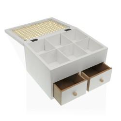 Caja-Joyero Versa Blanco (18 x 13,5 x 23 cm)