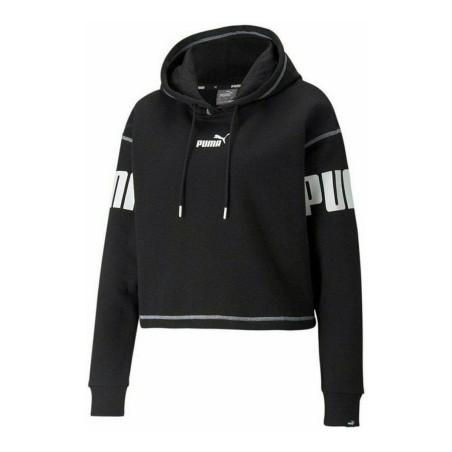 Sudadera con Capucha Mujer Puma  Power Fl Negro