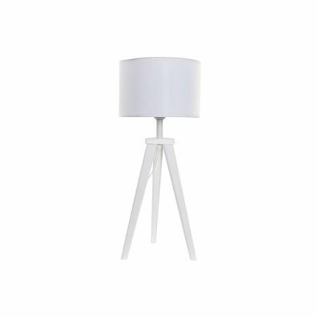 Lámpara de mesa DKD Home Decor 8424001807918 Madera Blanco 220 V 50 W 30 x 30 x 72 cm