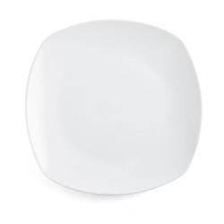 Plato Llano Quid Novo Vinci Blanco Cerámica Ø 26,6 cm 26,6 cm (6 Unidades) (Pack 6x)