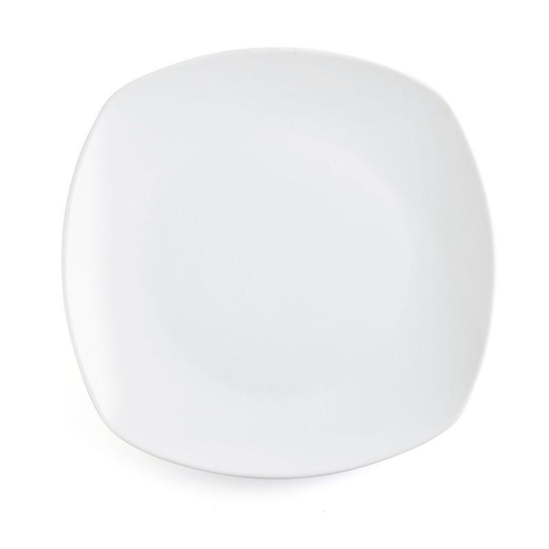 Plato Llano Quid Novo Vinci Blanco Cerámica Ø 26,6 cm 26,6 cm (6 Unidades) (Pack 6x)