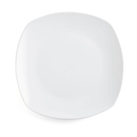 Plato Llano Quid Novo Vinci Blanco Cerámica Ø 26,6 cm 26,6 cm (6 Unidades) (Pack 6x)