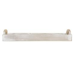 Juego de Bandejas DKD Home Decor Multicolor Madera MDF 40 x 30 x 6 cm (2 Unidades)