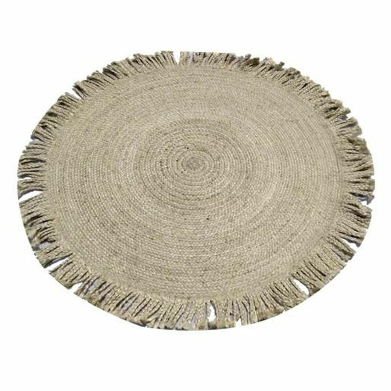 Alfombra DKD Home Decor Natural Jute (120 x 120 x 1,5 cm)