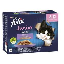 Comida para gato Purina                                 Pollo Salmón Ternera 12 x 85 g