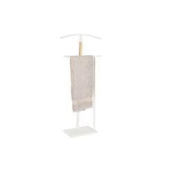 Perchero de Pie DKD Home Decor Natural Madera Acero Blanco (48 x 20 x 106,5 cm)