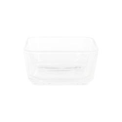 Bandeja de Aperitivos DKD Home Decor 21 x 21 x 6 cm Cristal Natural 280 ml