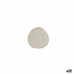 Plato Llano Bidasoa Ikonic Cerámica Blanco (11 x 11 cm) (Pack 12x)