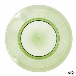 Plato Llano Quid Viba Verde Plástico 27 cm Ø 27 cm (12 Unidades) (Pack 12x)