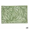 Salvamantel Quid Habitat Hojas Verde 30 x 45 cm (Pack 12x)