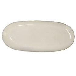 Fuente de Cocina Bidasoa Ikonic Blanco Cerámica (36 x 16 cm) (Pack 2x)