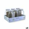 Tarro Quid Moss Gris Vidrio 1 L (Pack 6x)