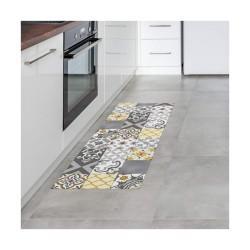 Alfombra vinílica Stor Planet Croma Patch Gris 100 % PVC (50 x 140 cm)