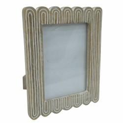 Marco de Fotos DKD Home Decor 18,5 x 2 x 23 cm Natural Colonial Madera de mango 20 x 2 x 24 cm