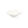 Bandeja de Aperitivos Quid Select Flor Cerámica Blanco (6 Unidades) (Pack 6x)