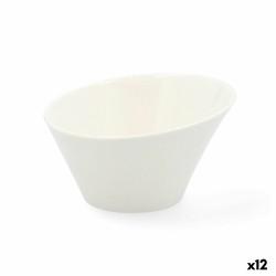 Bandeja de Aperitivos Quid Select Cerámica Blanco (12,5 cm) (Pack 12x)