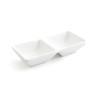 Bandeja de Aperitivos Quid Select Cerámica Blanco 15 x 7 cm (12 Unidades) (Pack 12x)