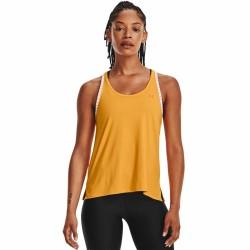 Camiseta de Tirantes Mujer Under Armour Knockout Mostaza