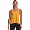 Camiseta de Tirantes Mujer Under Armour Knockout Mostaza