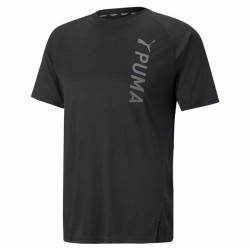 Camiseta de Manga Corta Hombre Puma Fit Negro Hombre