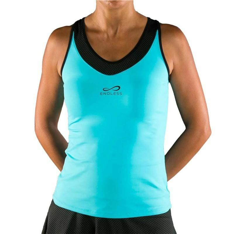 Camiseta de Tirantes Mujer Endless Lux II Turquesa