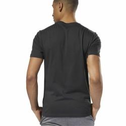 Camiseta de Manga Corta Hombre Reebok Sportswear Training Camuflaje Negro