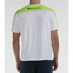 Camiseta de Manga Corta Hombre Bullpadel Blanco Hombre